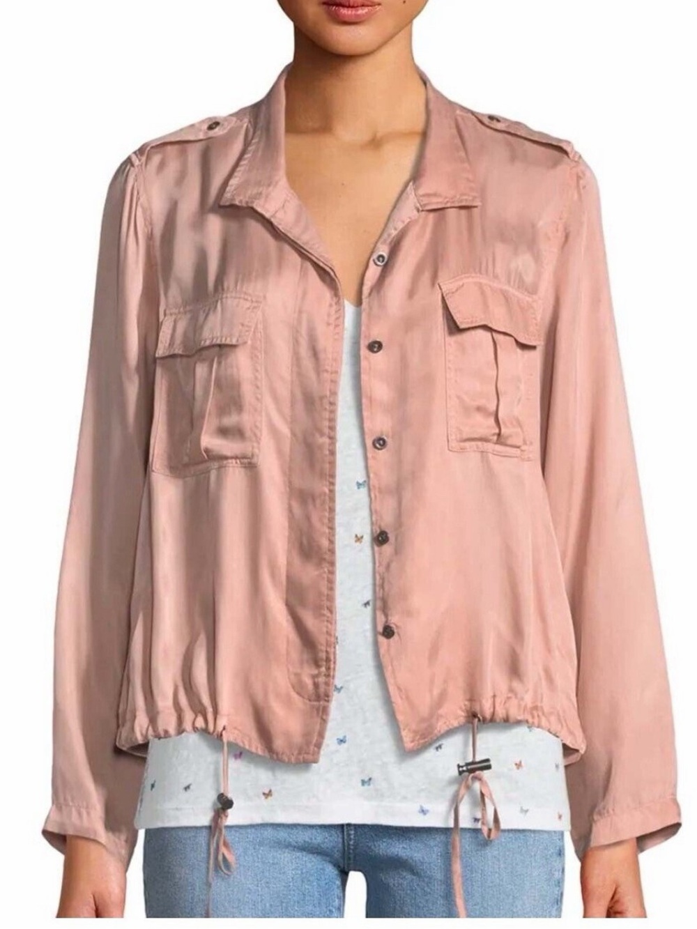 Rails Rowen Jacket In Blush Size S